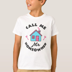 Hushållsuppvärmning party Ring mig, herr Homeowner T Shirt