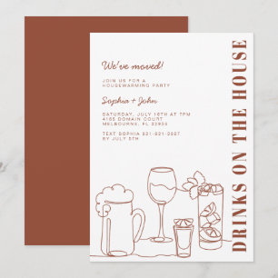 Hushållsuppvärmningen Party Inbjudningar