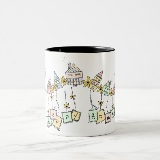 Hushållsvärmare Gift Två-Tonad Mugg (Center)