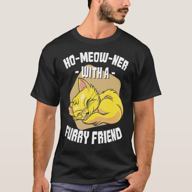 Hushållsvärmare Party Cat T Shirt (Framsida)