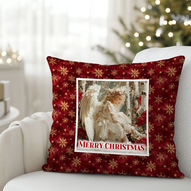Hushed Cozy Angel Victorian Christmas Pillow Gift Kudde (Hushed Cozy Angel Victorian Christmas Pillow Gift)