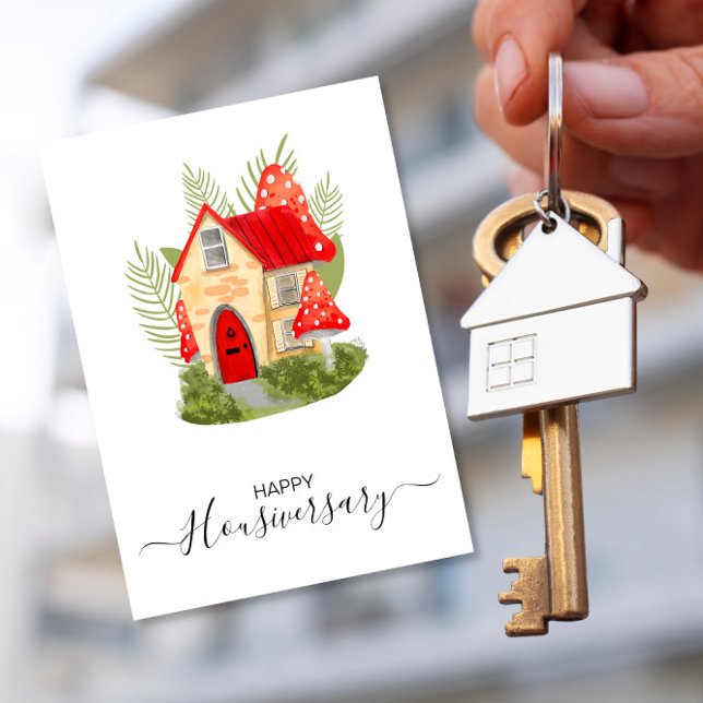 Hushus i lycklig kort (Skapare uppladdad)