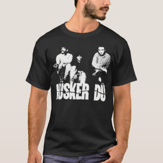 Husker Du - White Stencil T Shirt