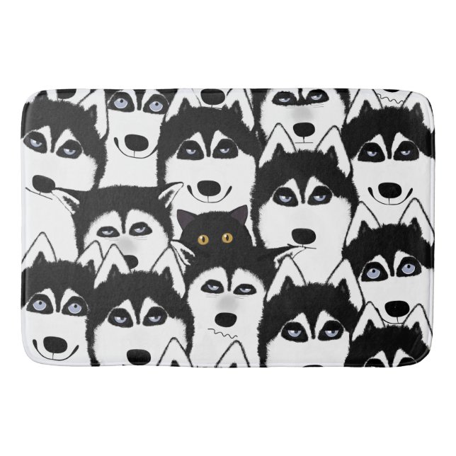 Huskies Bathmat Badrumsmatta (Framsidan)