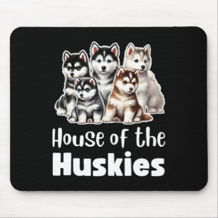 Huskies Cute Watercolor Puppy Huskies Musmatta