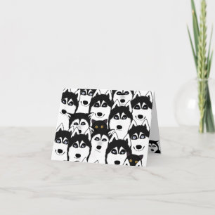 Huskies Greeting Card Kort