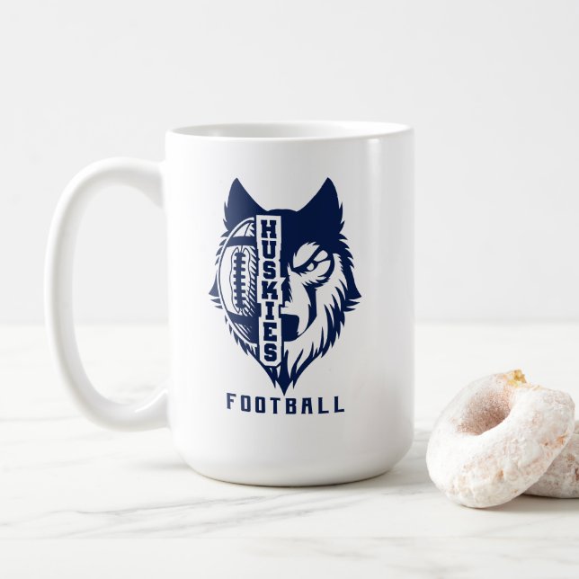 Huskies kaffemugg (Med munk)