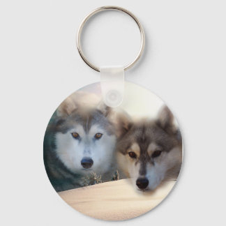 huskies nyckelring
