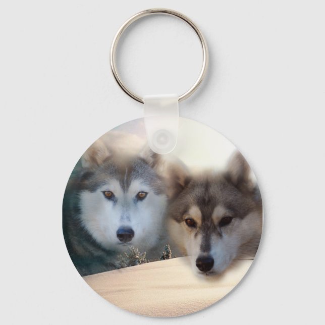 huskies nyckelring (Framsida)