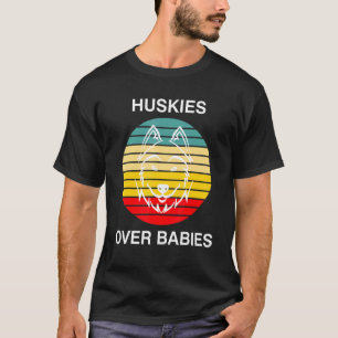 Huskies över soner och döttrar, barnfria Hund T Shirt
