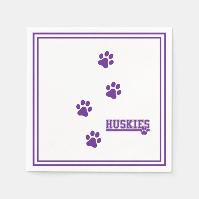 Huskies Papper  Pappersservett (Framsidan)