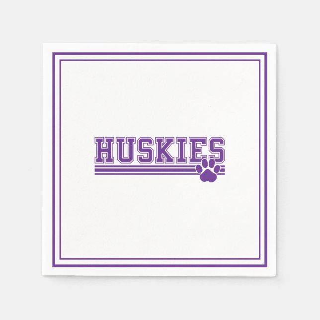Huskies Papper  Pappersservett (Framsidan)