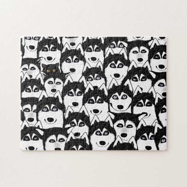 Huskies Pussel (Horisontell)