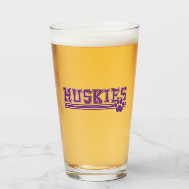 Huskies Tass Beer Glaskopp (Framsida fylld)