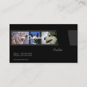 Huskiesvisitkort Visitkort