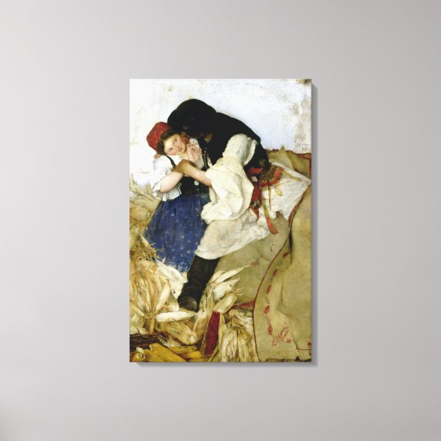 Husking Maj, 1885 Canvastryck (Framsida)