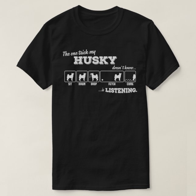 Husky 3 t shirt (Design framsida)