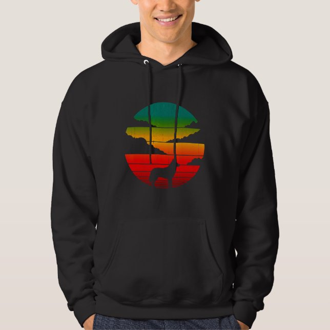 Husky 70-talet Manar Kvinnor Hoodie (Framsida)