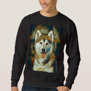 Husky Älskare Lång Ärmad Tröja