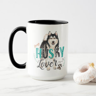 Husky Älskare Mugg