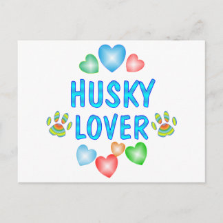 HUSKY ÄLSKARE VYKORT
