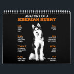 Husky| Anatomi i Siberian husky Hundar Kalender<br><div class="desc">Husky| Anatomi i Siberian husky Hundar</div>