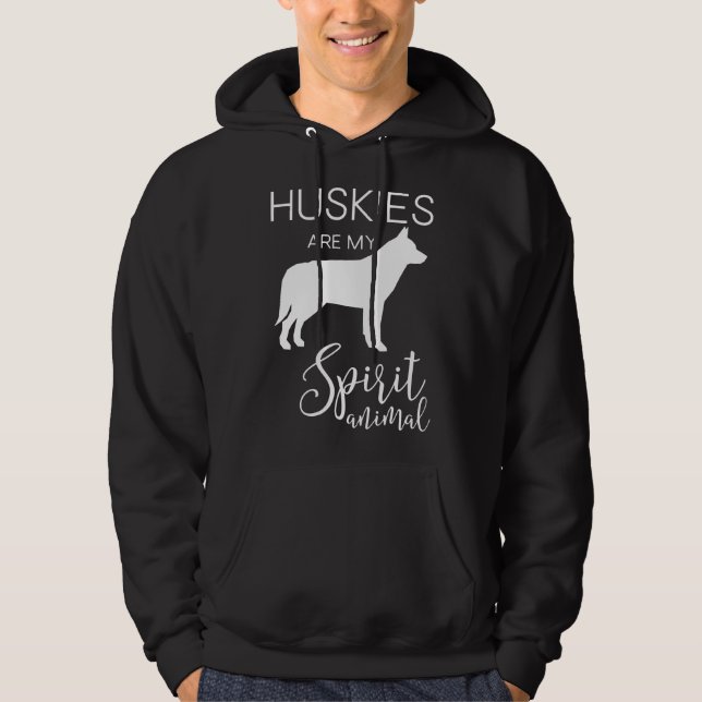 Husky Animal J000283 Hoodie (Framsida)