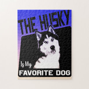 Husky är min favorit Hund, Siberian husky Pussel