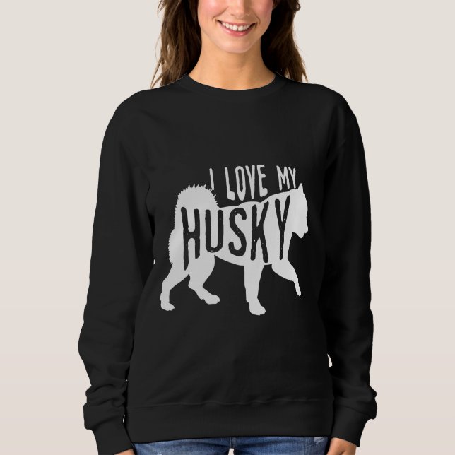Husky Baby T Shirt (Framsida)
