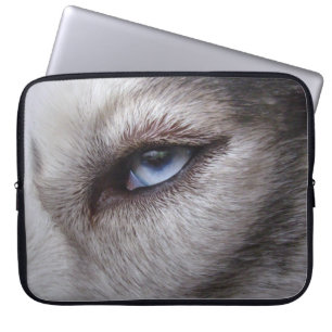 Husky Bärbar dator Fodral Siberian husky Blue Ögon