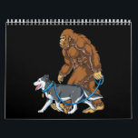 Husky| Bigfoot Hund Walk Siberian husky Sasquatch Kalender<br><div class="desc">Husky| Bigfoot Hund Walk Siberian husky Sasquatch</div>
