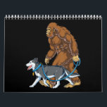 Husky| Bigfoot Hund Walk Siberian husky Sasquatch Kalender<br><div class="desc">Husky| Bigfoot Hund Walk Siberian husky Sasquatch</div>