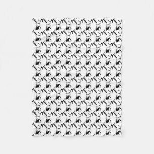 Husky Blanket Coola Siberian husky Fleece Blanket