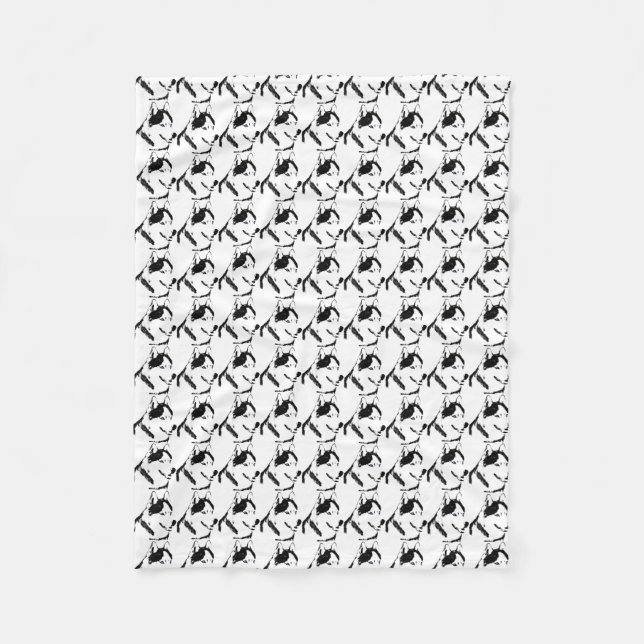 Husky Blanket Coola Siberian husky Fleece Blanket (Framsidan)