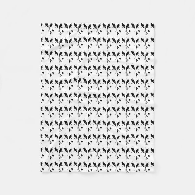 Husky Blanket Coola Siberian husky Fleece Blanket (Framsidan)