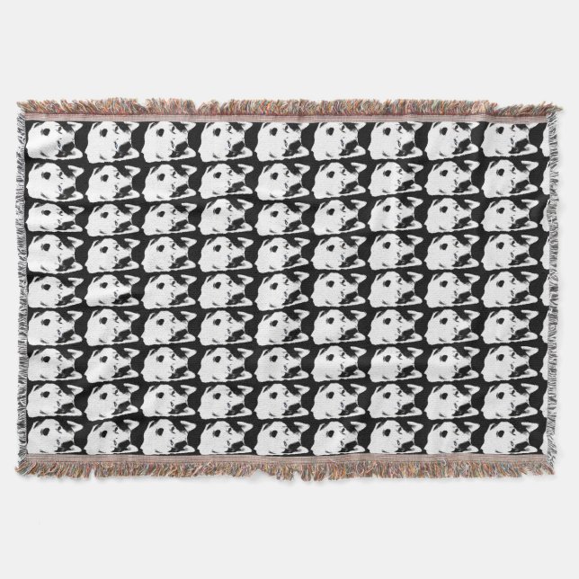 Husky Blanket Siberian husky Hund Throw Blankets Filt (Framsidan)