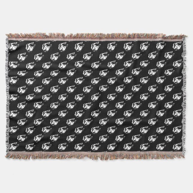 Husky Blanket Siberian husky Hund Throw Blankets Mysfilt (Framsidan)