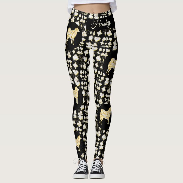 HUSKY BLING LEGGINGS (Framsida)