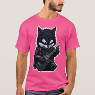 Husky Cute Metalhead T Shirt