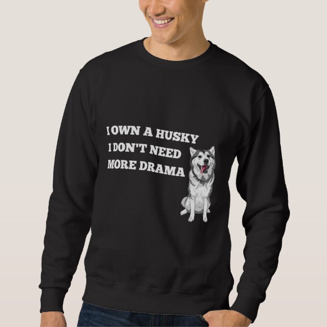 Husky Drama Lång Ärmad Tröja (Framsida)