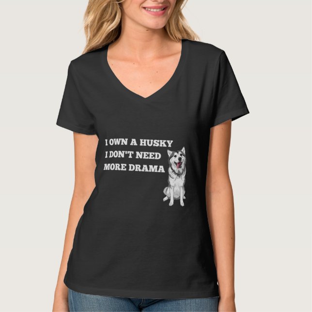 Husky Drama T Shirt (Framsida)