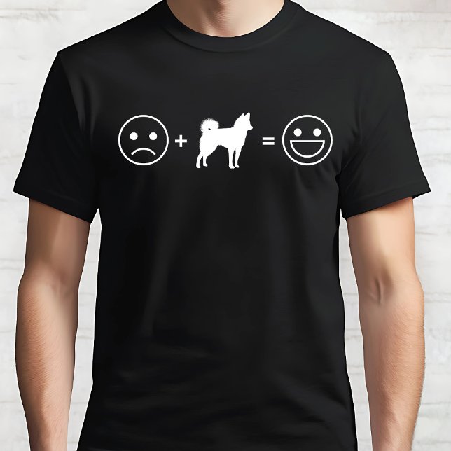 Husky Equals Happiness T Shirt (Skapare uppladdad)