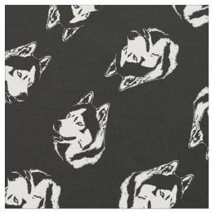 Husky Fabric Husky Malamute Fabrics Hund Textilier Tyg
