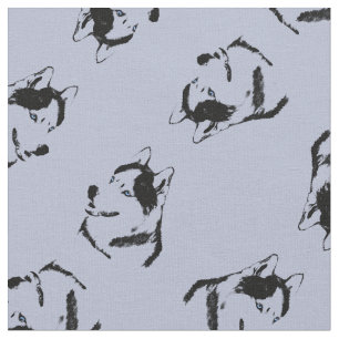 Husky Fabric Husky Malamute Fabrics Hund Textilier Tyg