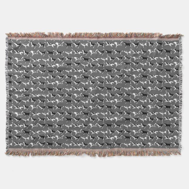 Husky filtar för kast för filtsiberian huskyhund (Framsidan)