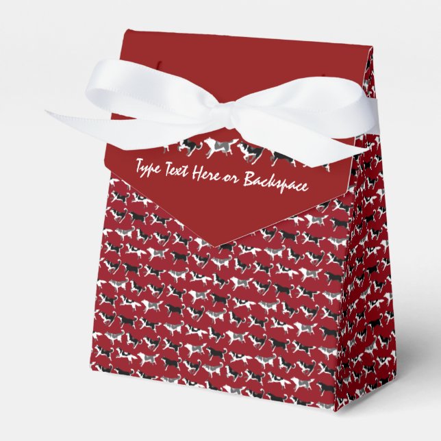 Husky Gift Box Personalize Husky Malamute Gift Box Presentaskar (Framsidan Sidan)