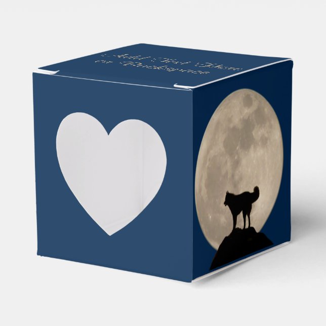 Husky Gift Box Personalize Husky Malamute Gift Box Presentaskar (Framsidan Sidan)