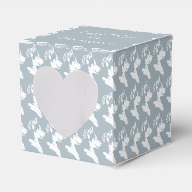 Husky Gift Box Personalize Husky Puppy Gift Boxes Presentaskar (Framsidan Sidan)