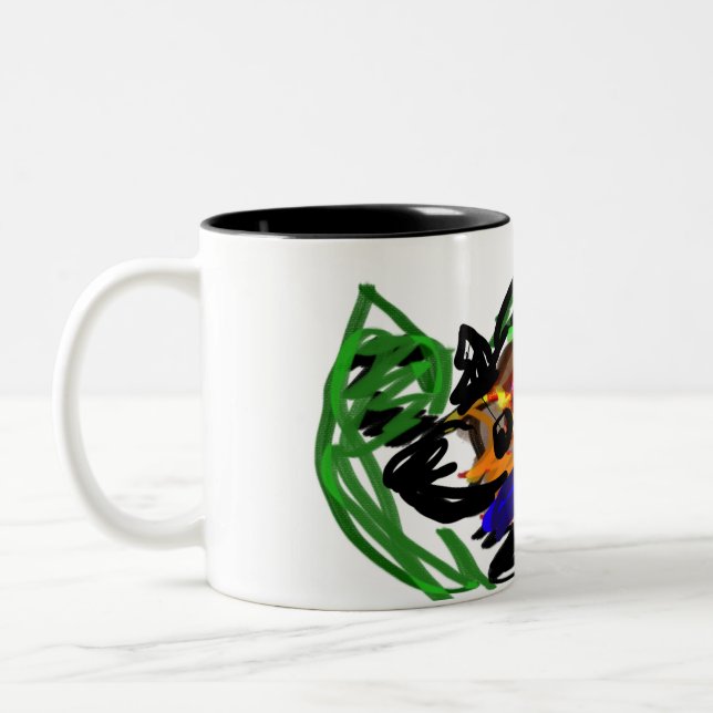 Husky glädje Två-Tonad mugg (Vänster)