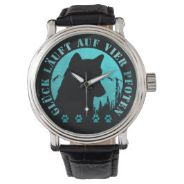 Husky - Glück läuft auf vier Pfoten Armbandsur